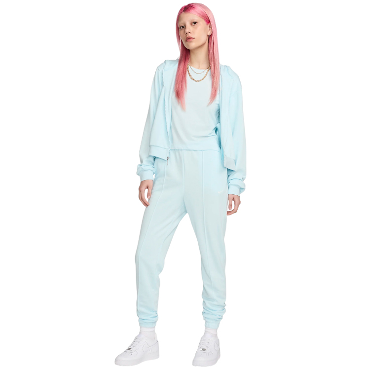 Tricou Nike W NSW NK CHLL KNT MD CRP XL Albastru deschis Femei photo 4